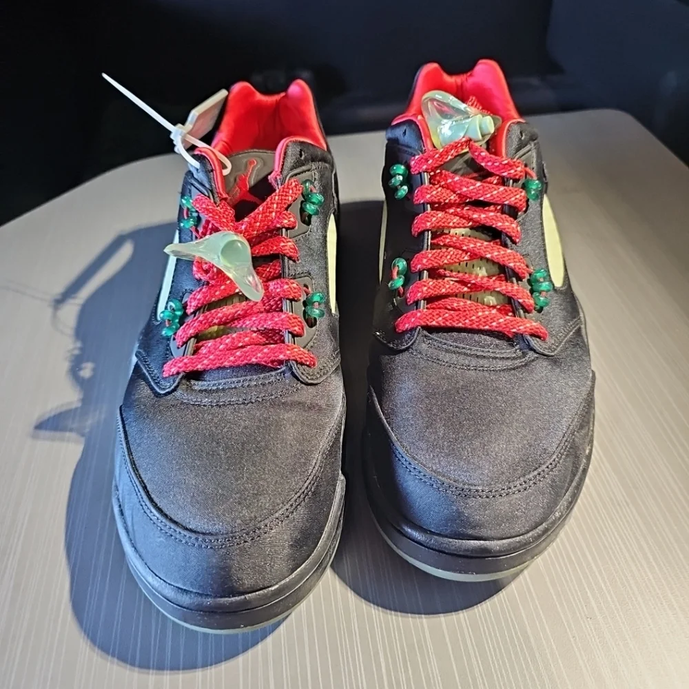 Size 10 - Jordan 5 Low x Clot Anthracite‎ 2022 Great PreOwned Condition